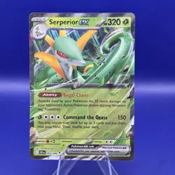 Serperior ex 003/086 Double Rare Holo Black Bolt Pokemon NM - Image 1