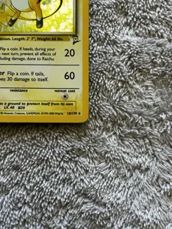 Pokemon TCG Raichu Base Set 2 Holo Unlimited Holo Rare - Image 4