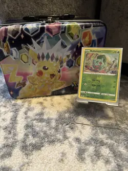 Pokemon TCG Bulbasaur Pokemon Go 001/078 Reverse Holo Common - Image 1