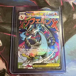 Pokemon Mega Charizard X ex 023 Me: Mega Evolution Promo Holo Stage 2 360 HP - Image 1