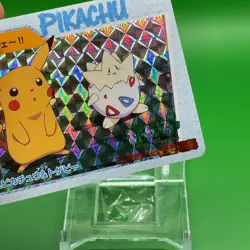 Pikachu Togepi BANDAI Pokemon anime Collection carddass Japan Nintendo F/S c - Image 3