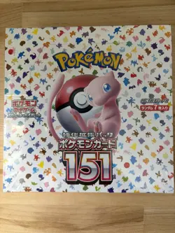 Pokemon 151 SV2a Booster Box Sealed, Japanese Mew Pokemon Card Game - Image 1
