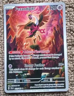 Fezandipiti 073/064 Illustration Rare Shrouded Fable Pokemon Card - NM - Image 1