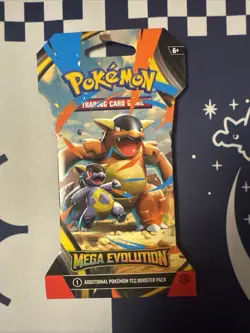 Pokemon Mega Evolution Sleeved Booster Pack - Image 1