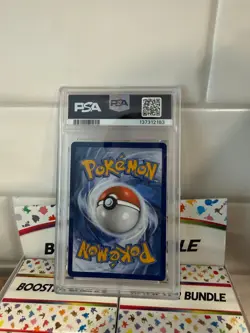 2023 POKEMON MEW EN 204/165 GIOVANNI'S CHARISMA SPECIAL ILLUSTRATION RARE PSA 9 - Image 2