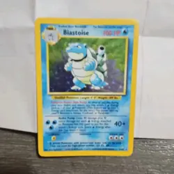 Pokemon Blastoise Base Set Holo Rare 2/102 1999 100 HP Hydro Pump - Image 1