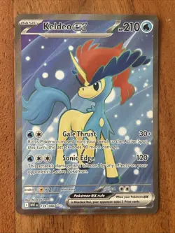Pokemon TCG Keldeo EX 159/086 White Flare Holo Ultra Rare Card English NM - Image 1