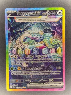 Pokemon TCG - Terapagos ex 170/142 - Stellar Crown - SIR - NM+ - Image 1