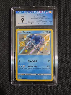 Pokemon TCG Suicune Holo Rare Shining Fates Baby Shiny Vault SV022/SV122 - Image 1