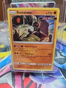 Pokemon 2019 SM Promo Stakataka SM209 Holo NM - Image 1