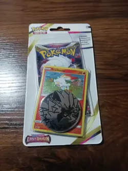 Pokemon TCG: Lost Origin Checklane Blister Zoroark Pack (X1) Sealed Scorbunny - Image 1