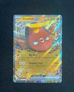 2026 Pokemon TCG English Ascended Heroes ASC EN 114/217 Stunfisk Ex Holo LZ10 - Image 1