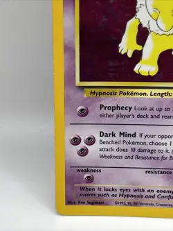 Pokemon Hypno 8/62 Fossil-Unlimited Edition Holo #1 - Image 4