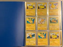 B30 POKEMON TCG BINDER COLLECTION LOT ALL 10 YEARS OLD+ PIKACHU RARE HOLO REV - Image 1
