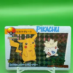 Pikachu Togepi BANDAI Pokemon anime Collection carddass Japan Nintendo F/S b - Image 1