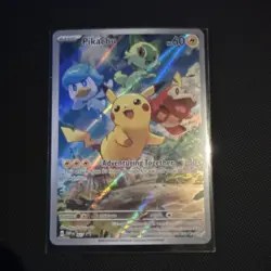Pokemon Pikachu SV: Scarlet & Violet Promo 027 60HP Holo English - Image 1