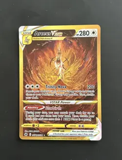 Pokemon TCG Arceus v Star GG70/GG70 Crown Zenith Gold Card Mint Condition - Image 1