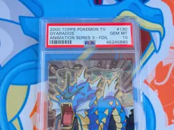 Gyarados - 2000 Topps Pokemon TV Animation Series 3 FOIL #130 - PSA 10 💎 - Image 3