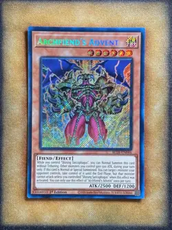 Yugioh Archfiend's Advent BLTR-EN046 Secret Rare 1st Ed NM - Image 1