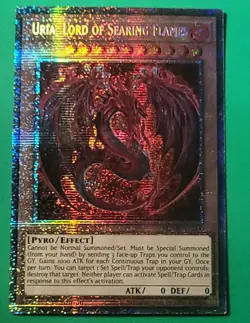 Yugioh! STARLIGHT Uria, Lord of Searing Flames (Alternate Artwork) MZMU-EN000 - Image 1