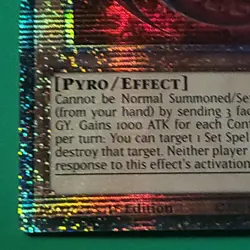 Yugioh! STARLIGHT Uria, Lord of Searing Flames (Alternate Artwork) MZMU-EN000 - Image 2