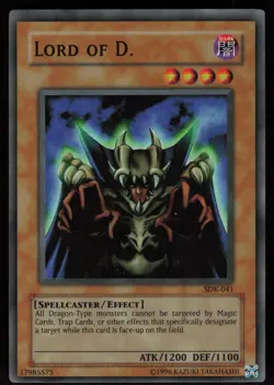 Lord of D. SDK-041 Super Rare Yu-Gi-Oh - Image 1
