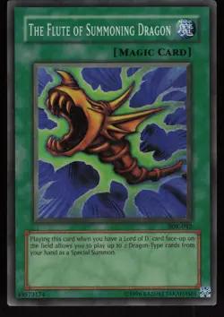 The Flute of Summoning Dragon SDK-042 Super Rare Yu-Gi-Oh - Image 1