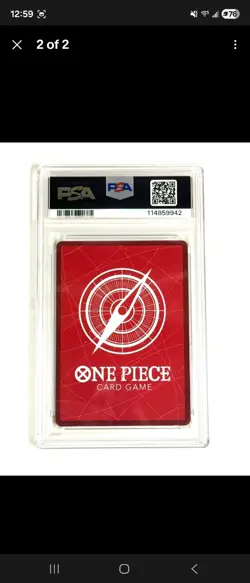 2022 One Piece Romance Dawn - ENGLISH - Kaido Alt Art OP01-061 - Errata PSA 10 - Image 2