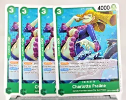 OP11-029 Charlotte Praline (UC) A Fist of Divine Speed One Piece CCG x4 Playset - Image 1