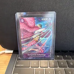 One Piece Card Game 🏴‍☠PRB02-011 Doquixote Doflamingo RARE NM Alt Art Foil ENG - Image 1