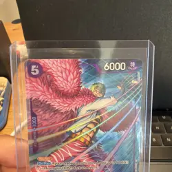 One Piece Card Game 🏴‍☠PRB02-011 Doquixote Doflamingo RARE NM Alt Art Foil ENG - Image 2