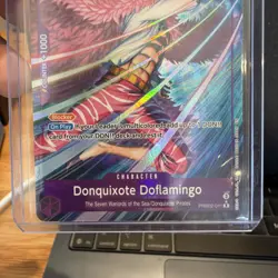 One Piece Card Game 🏴‍☠PRB02-011 Doquixote Doflamingo RARE NM Alt Art Foil ENG - Image 3