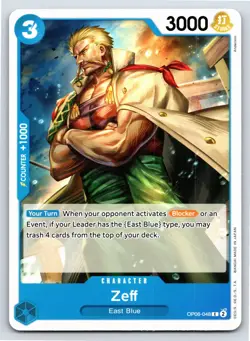 One Piece - OP06-048 - Zeff - C - US Seller - Image 1