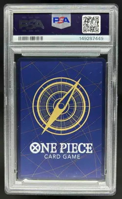 2024 One Piece Best Monkey.D.Luffy Secret Rare Wanted Alt ARt #OP05-119 PSA 10 - Image 2