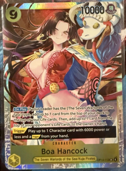 Boa Hancock OP14-112 SR The Azure Sea’s Seven Foil One Piece TCG English NM - Image 1