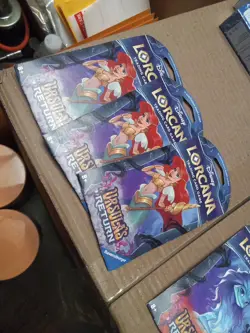 6 Disney Lorcana Ursula's Return Sleeved Booster Packs sealed 2024 - Image 3