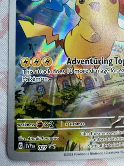 Pikachu 027 Sv: Scarlet & Violet Promo Cards Holo - Image 5