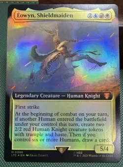 MTG Magic Lord of the Rings Tales of Middle-Earth Promo Cards Set of 4 FOIL - Image 2