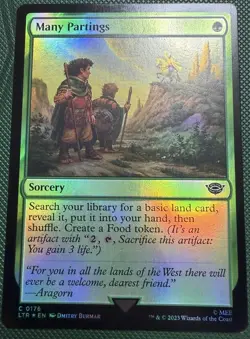 MTG Magic Lord of the Rings Tales of Middle-Earth Promo Cards Set of 4 FOIL - Image 4