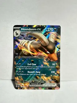 Pokemon Houndoom EX Miscut Misprint Error Card - Image 1