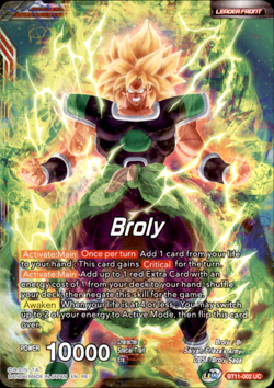 Broly Awakened Demon BT11-002 Foil Uncommon NM | Dragon Ball Super Card - Image 2