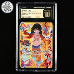 CGC PRISTINE 10 BANDAI 2024 ONE PIECE TCG Card OP09-119 Monkey D. Luffy - Image 1