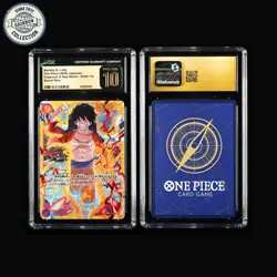 CGC PRISTINE 10 BANDAI 2024 ONE PIECE TCG Card OP09-119 Monkey D. Luffy - Image 4