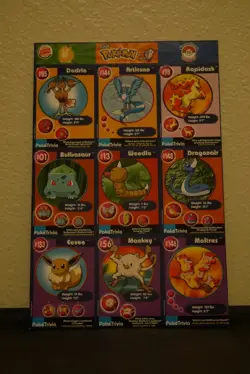 Complete Set 1999 Pokemon Cards Uncut Sheets Burger King 1-20 Mint - Image 3