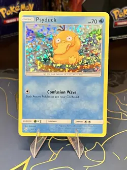 McDonald's 2018 Pokemon TCG Psyduck Holo Card #2/12 Happy Meal Promo MP - Image 1