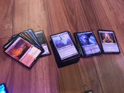 Magic the gathering Cards lot - 125+ common uncommons + rares + zendikar lands - Image 3