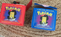 Pokemon Ball 1999 Jigglypuff & Poliwhirl 23k Gold Plated Trading Card Lot Of 2 - Image 2