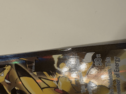 Pikachu EX XY124 XY Holo Pokemon Card Ungraded Great but Imperfect condition - Image 5