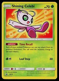 Pokemon Card - Shining Celebi SM Black Star Promo SM79 Holo - Image 1