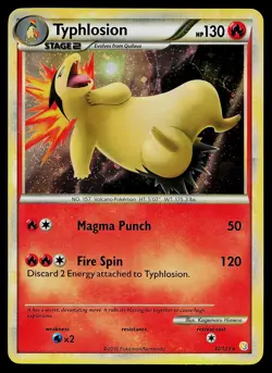 Pokemon Card - Typhlosion HeartGold SoulSilver 32/123 Holo Rare - Image 1